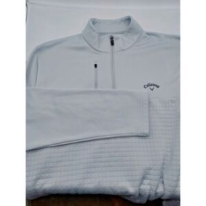 CALLAWAY PULLOVER XXL LIGHT GRAY JACKET - FRONT‎ POCKET